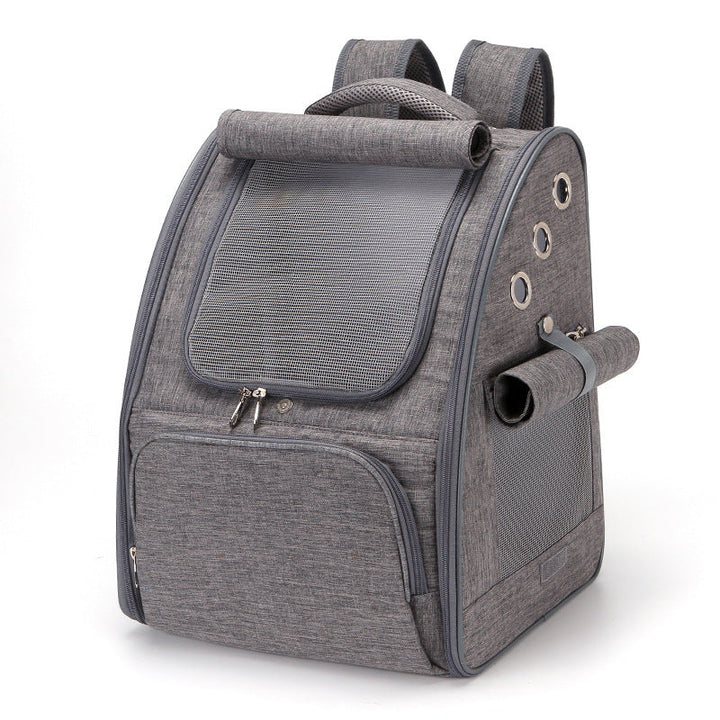 Foldable Breathable Pet Carrier Backpack Travel Bag