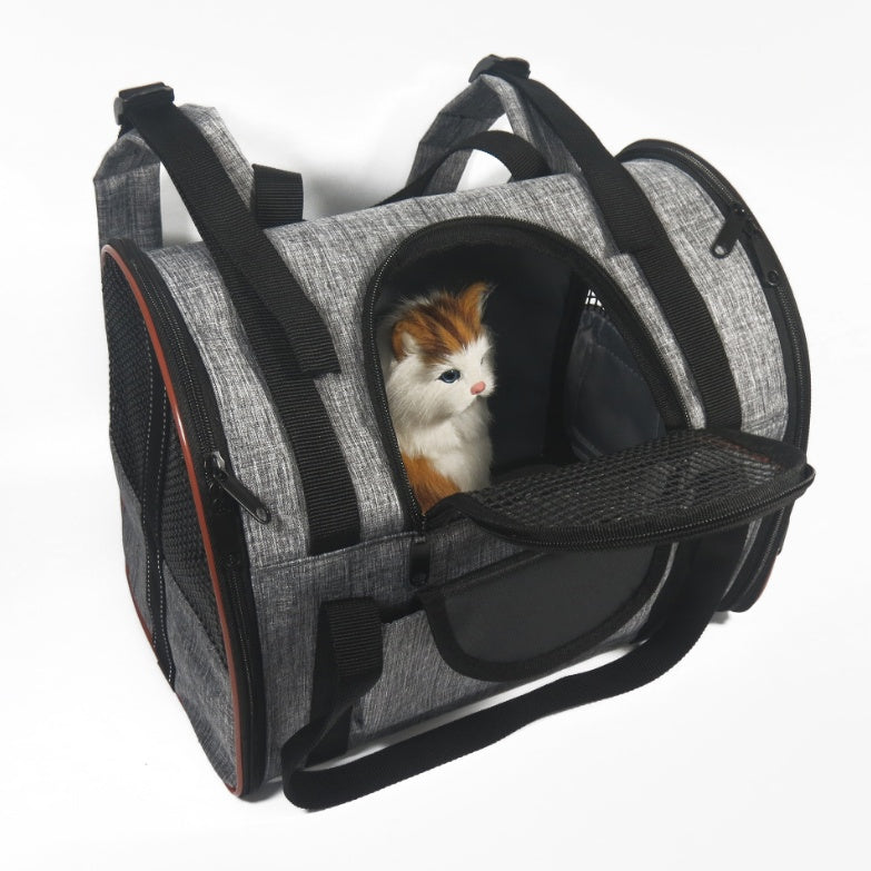 Elevate Your Pet's Travel Experience with the Multi-Functional Dog and Cat Carrier Basket