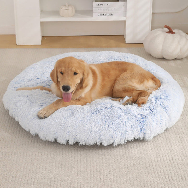 Plush Warm Round Pet Sleeping Mat Bed