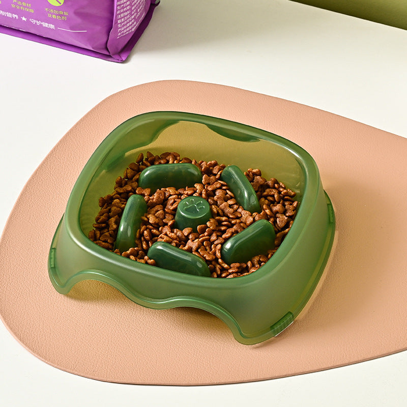 Anti Choking Pet Slow Feeding Bowl And Water Feeder