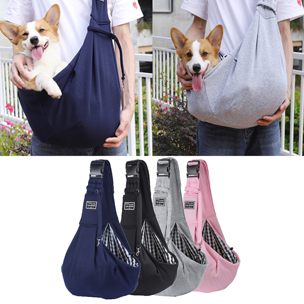 Cotton Pet Carrier Shoulder Tote Bag For Travel