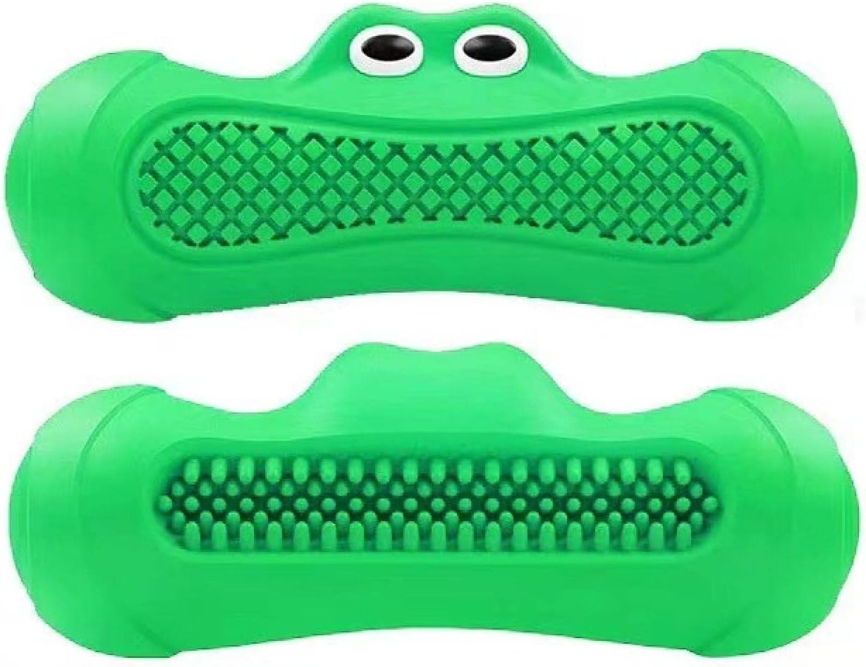 Pet Rubber Rugby Vocal Teething Chew Toy
