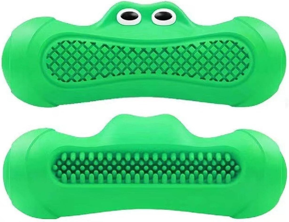 Pet Rubber Rugby Vocal Teething Chew Toy