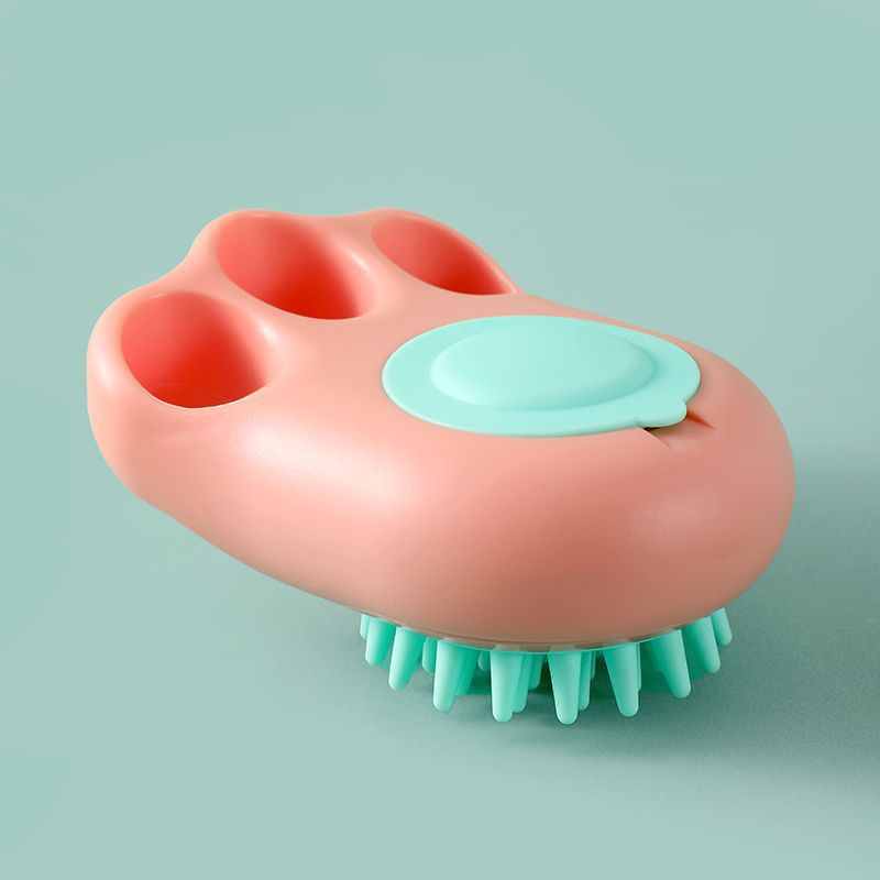 Pet Claw Bath Massage Comb Cleaning Brush Tool