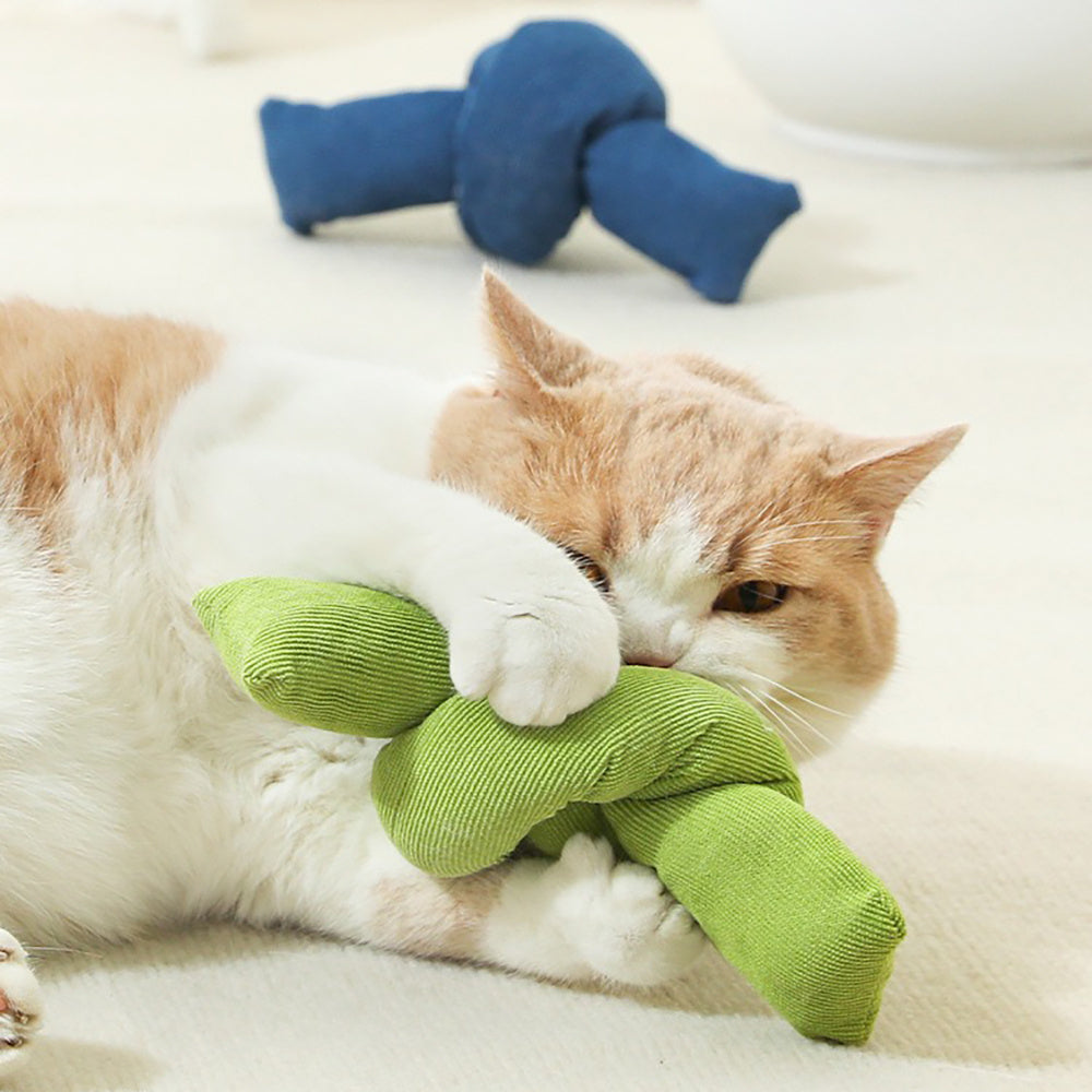 Pet Cotton Knot Chew Tug Rope Interactive Toy