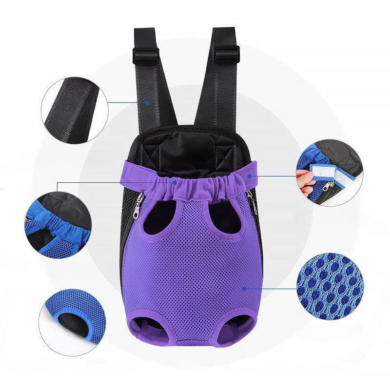 Adjustable Breathable Pet Carrier Backpack For Travel Hiking