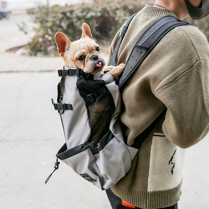Double Shoulder Pet Carrier Backpack For Outdoor Travel