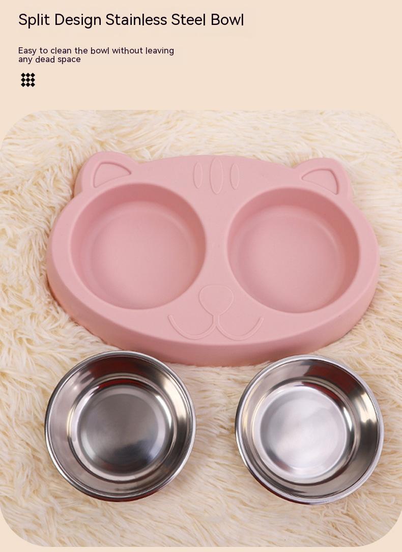Pet Feeding And Drinking Bowl Rice Basin