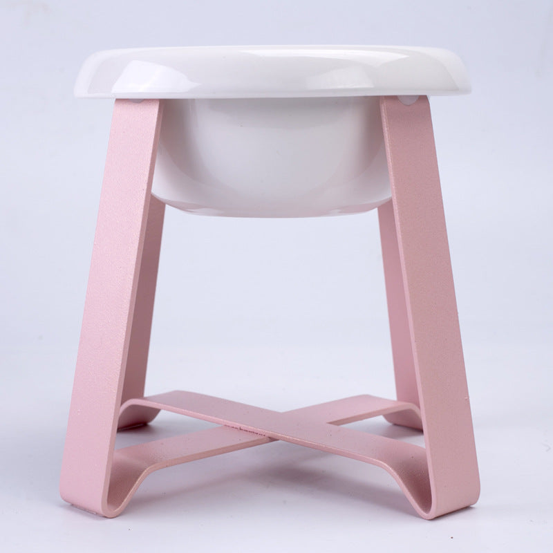 Creative Antislip Pet Feeding Bowl With Iron Stand