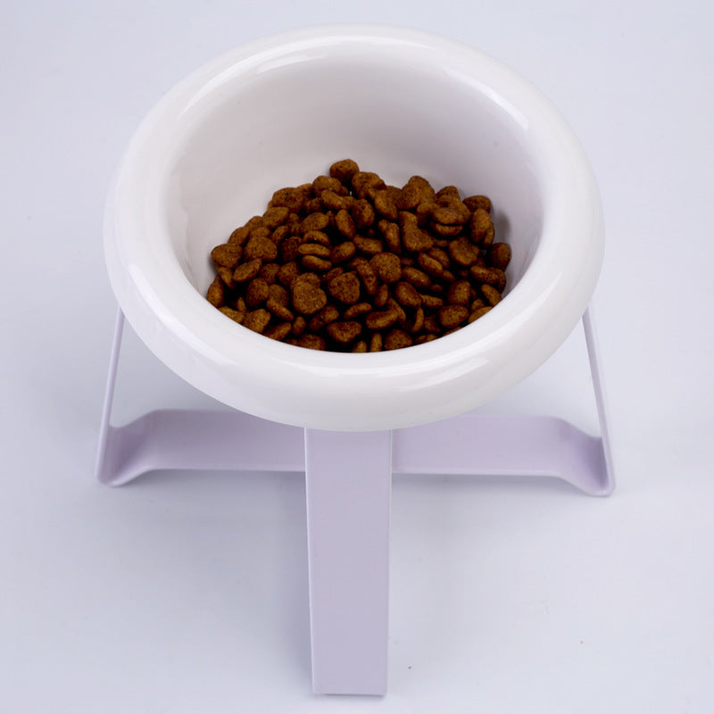 Creative Antislip Pet Feeding Bowl With Iron Stand