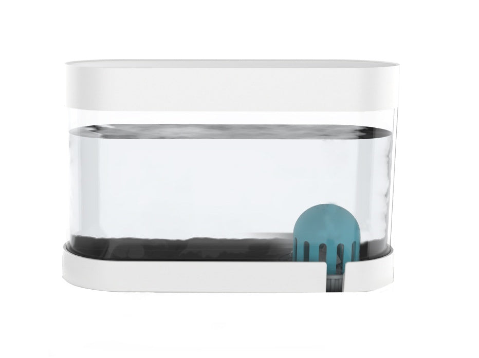 Automatic Pet Drinking Fountain 1.5L With Feeding Bowl