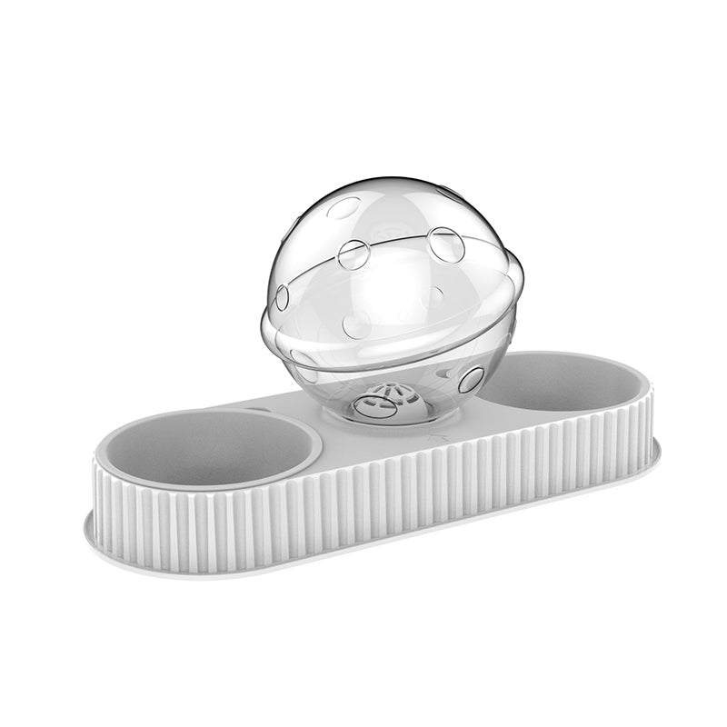 Automatic Plastic Pet Feeder And Water Drinking Bowl