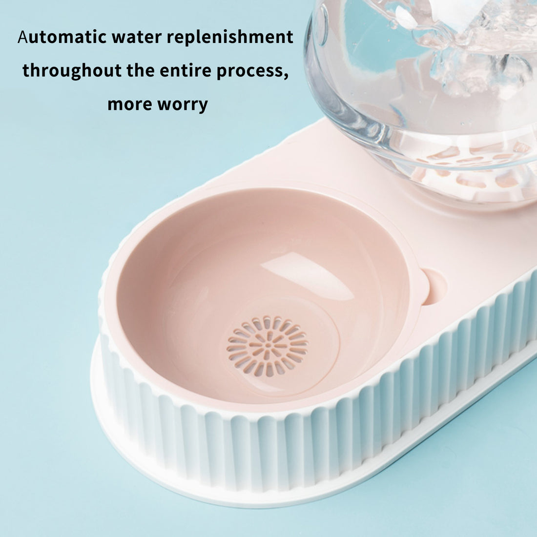 Automatic Plastic Pet Feeder And Water Drinking Bowl
