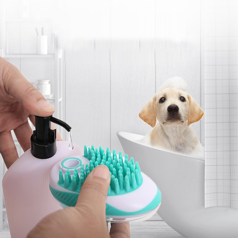 Pet Bath Massage Hair Removal Grooming Brush Tool