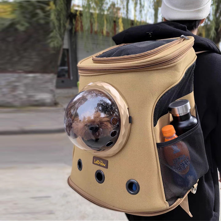 Portable Pet Backpack Carrier For Medium Size Pets