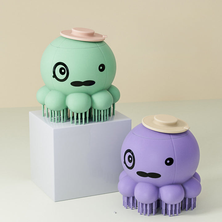 Pet Silicone Bath Massage Brush Shower Comb Tool