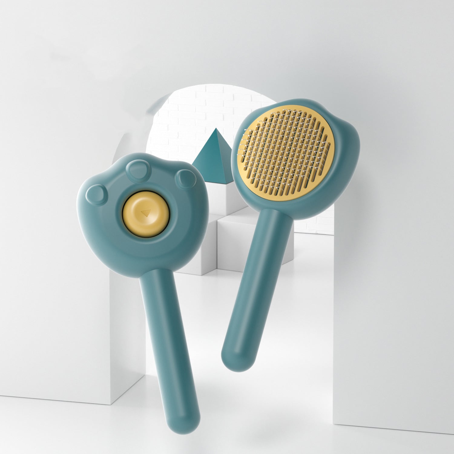 Pet Self Cleaning Needle Hair Removal Grooming Comb