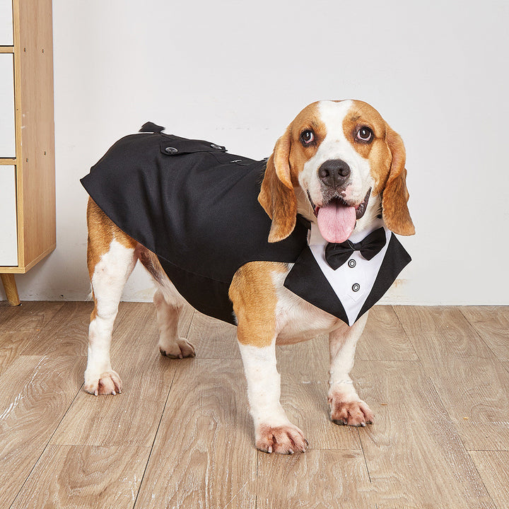 Pet Swallowtail Wedding Suit Jacket Apparel