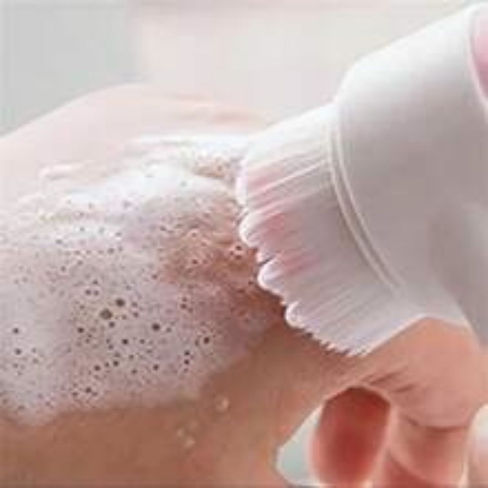 Pet Nylon Paw Grooming Massage Cleaning Brush