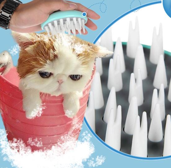 Pet Massage Bath Grooming Shower Brush Comb Tool