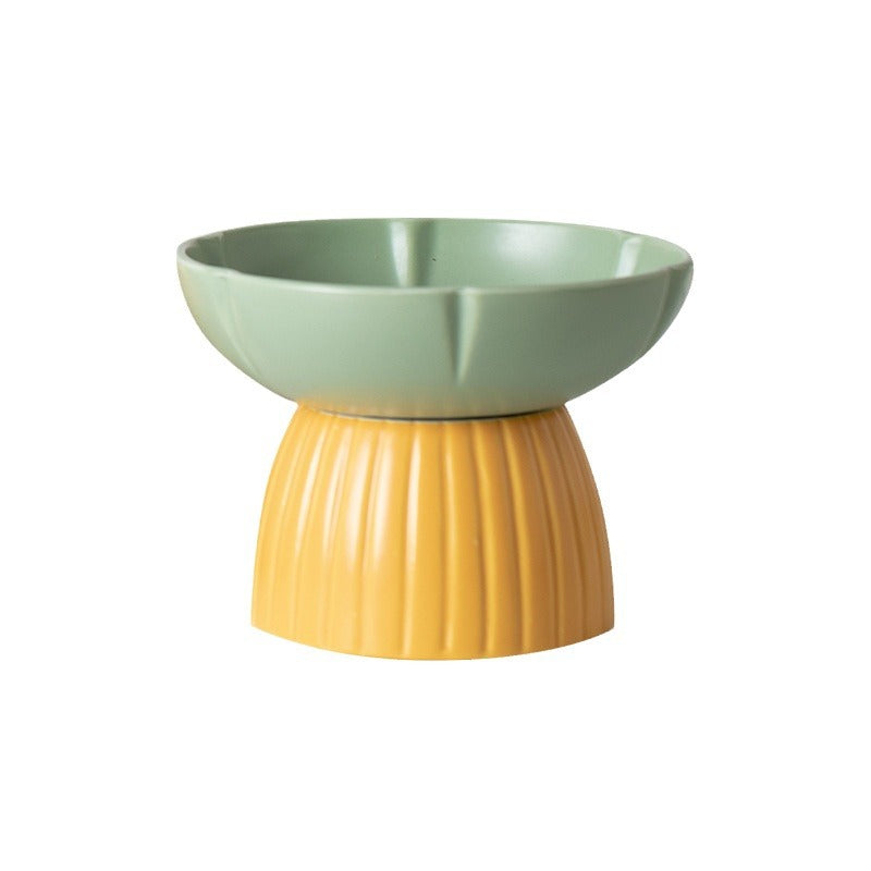 Candy Color Ceramic Pet Feeding Bowl