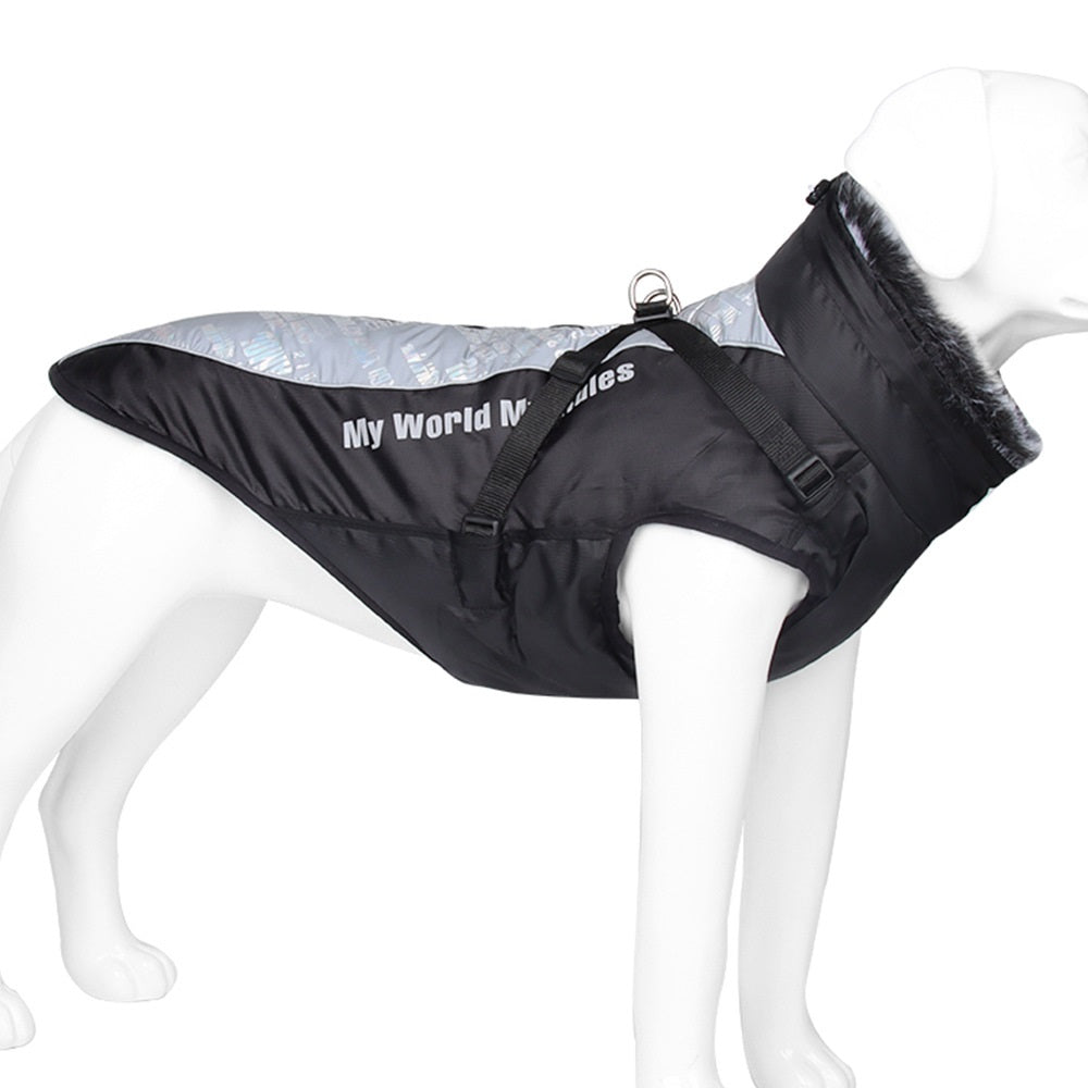 Pet Warm Waterproof Reflective Shell Jacket Apparel
