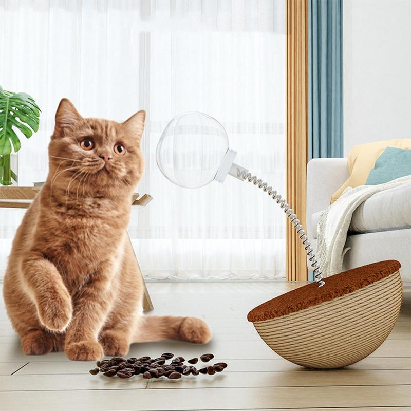 Pet Auto Balancing Interactive Food Puzzle Slow Feeder Toy