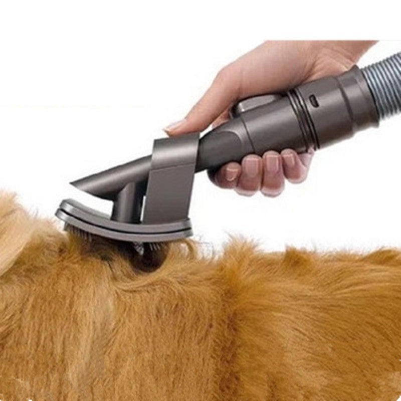 Pet Vacuum Grooming Brush Attachment Hair Removal Tool