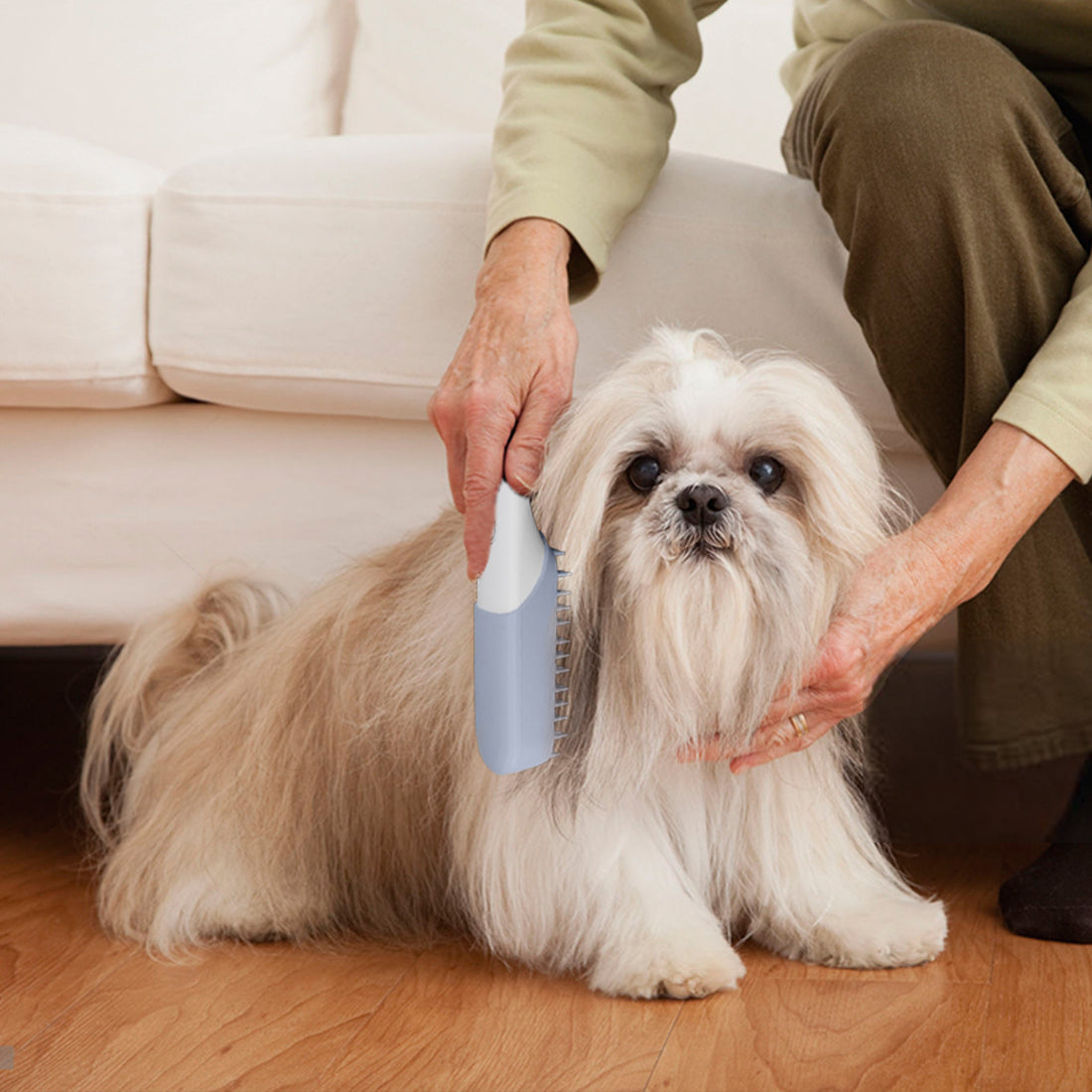 Pet Silicone Massage Grooming Deodorizing Comb Brush