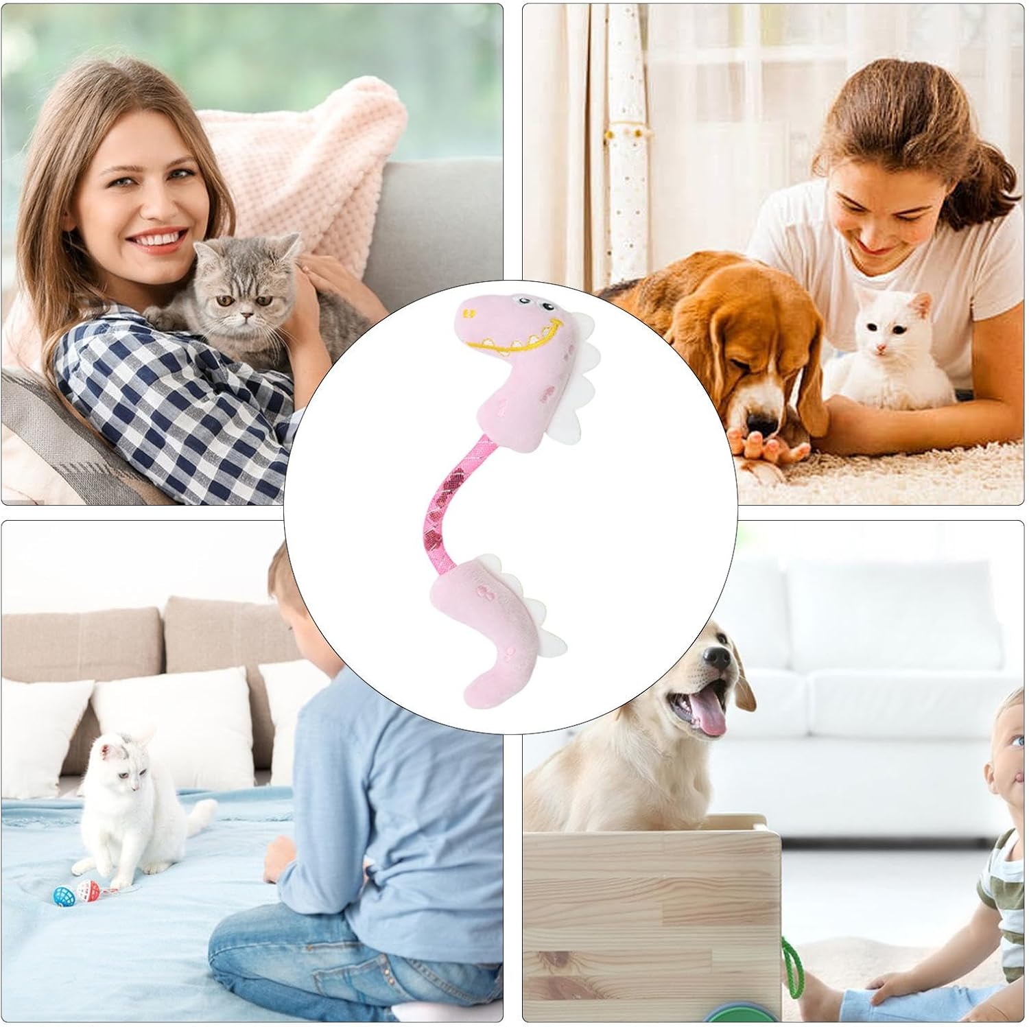 Pet Catnip Rope Chew Teeth Cleaning Interactive Toy