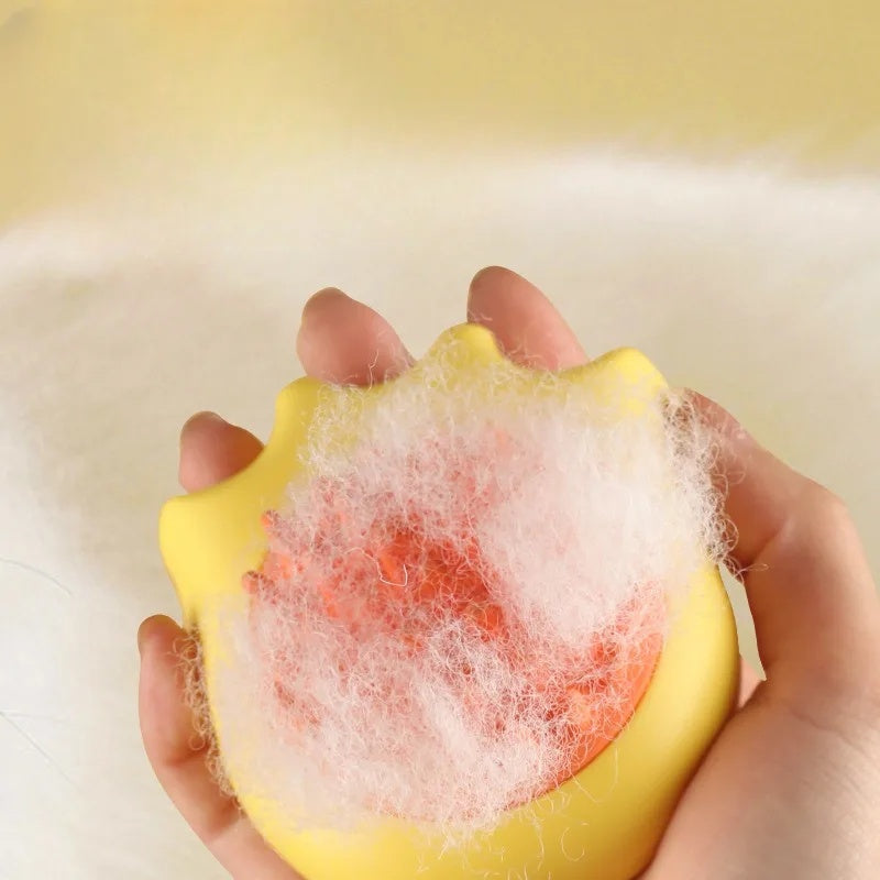 Pet Bath Shampoo Massage Comb Cleaning Brush Tool
