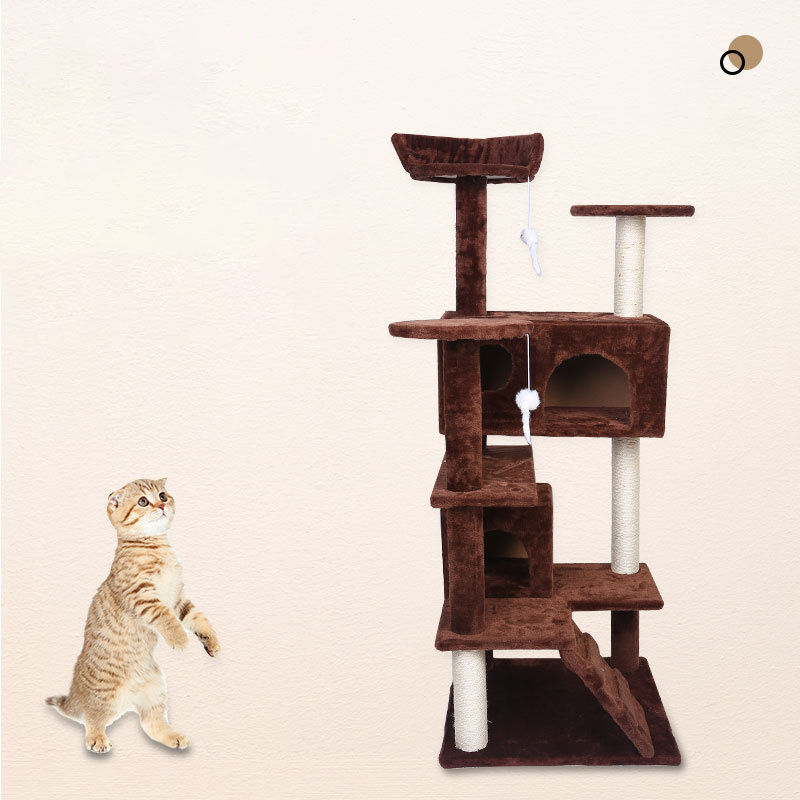 Pet Luxury Villa Climbing Frame Interactive Play Toy