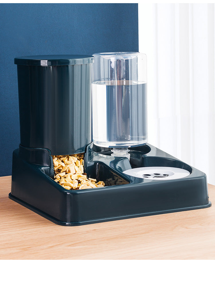 Automatic Pet Food And Water Bowl Feeding Device