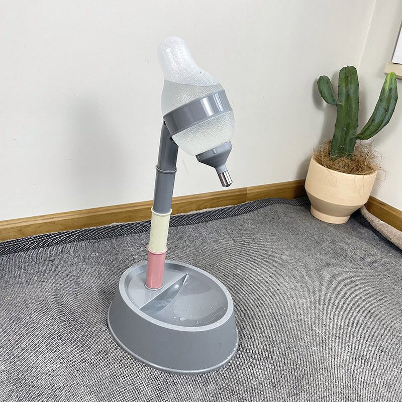 Adjustable Height Automatic Pet Water Dispenser Feeder Bowl