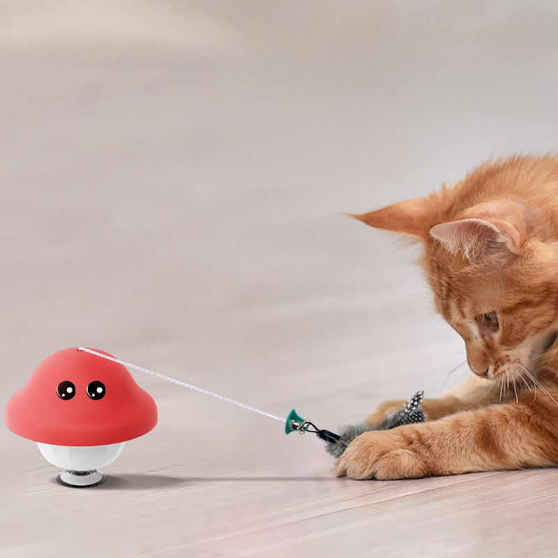 Pet Suction Cup Retractable Wand Interactive Exercise Toy