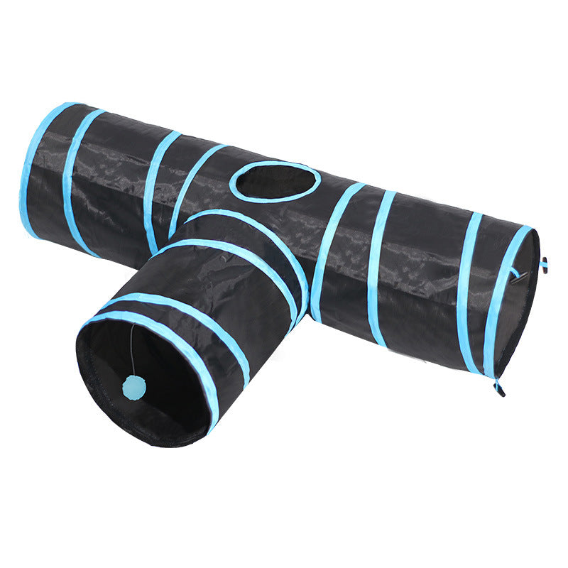 Pet Foldable Tunnel Climbing Path Interactive Play Toy