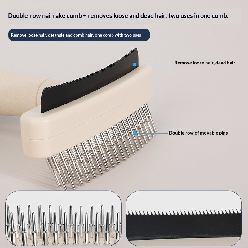 Pet Grooming Hair Removal Detangling Brush