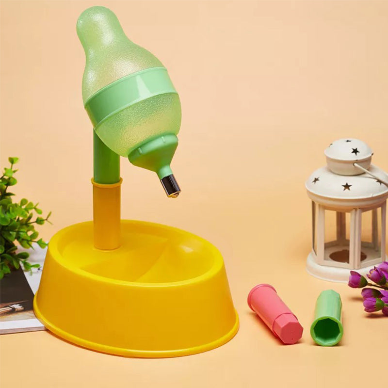Adjustable Height Automatic Pet Water Dispenser Feeder Bowl