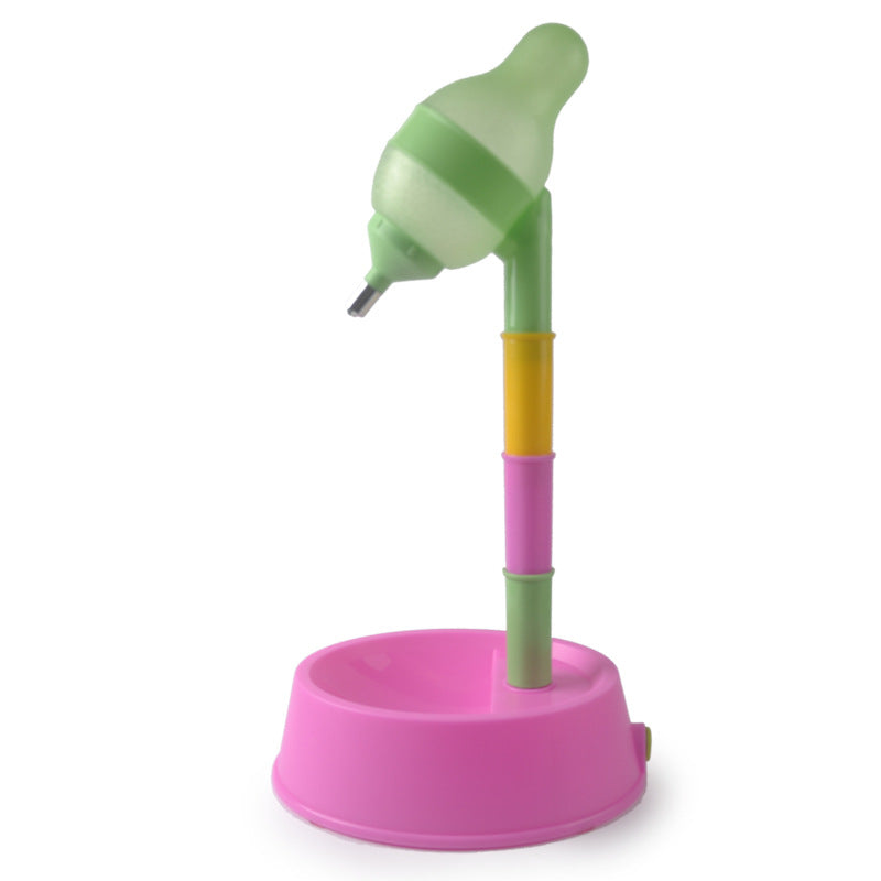 Adjustable Height Automatic Pet Water Dispenser Feeder Bowl