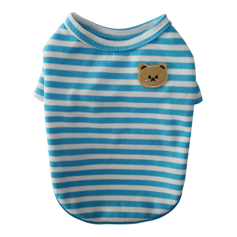 Breathable Summer Pet T Shirt Clothing