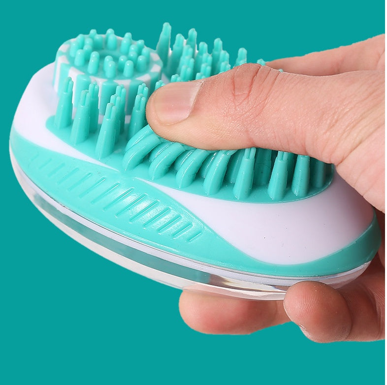 Pet Bath Massage Grooming Brush Cleaning Care Tool