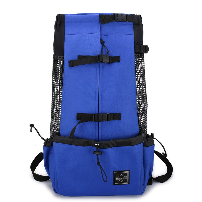 Double Shoulder Pet Carrier Backpack For Outdoor Travel