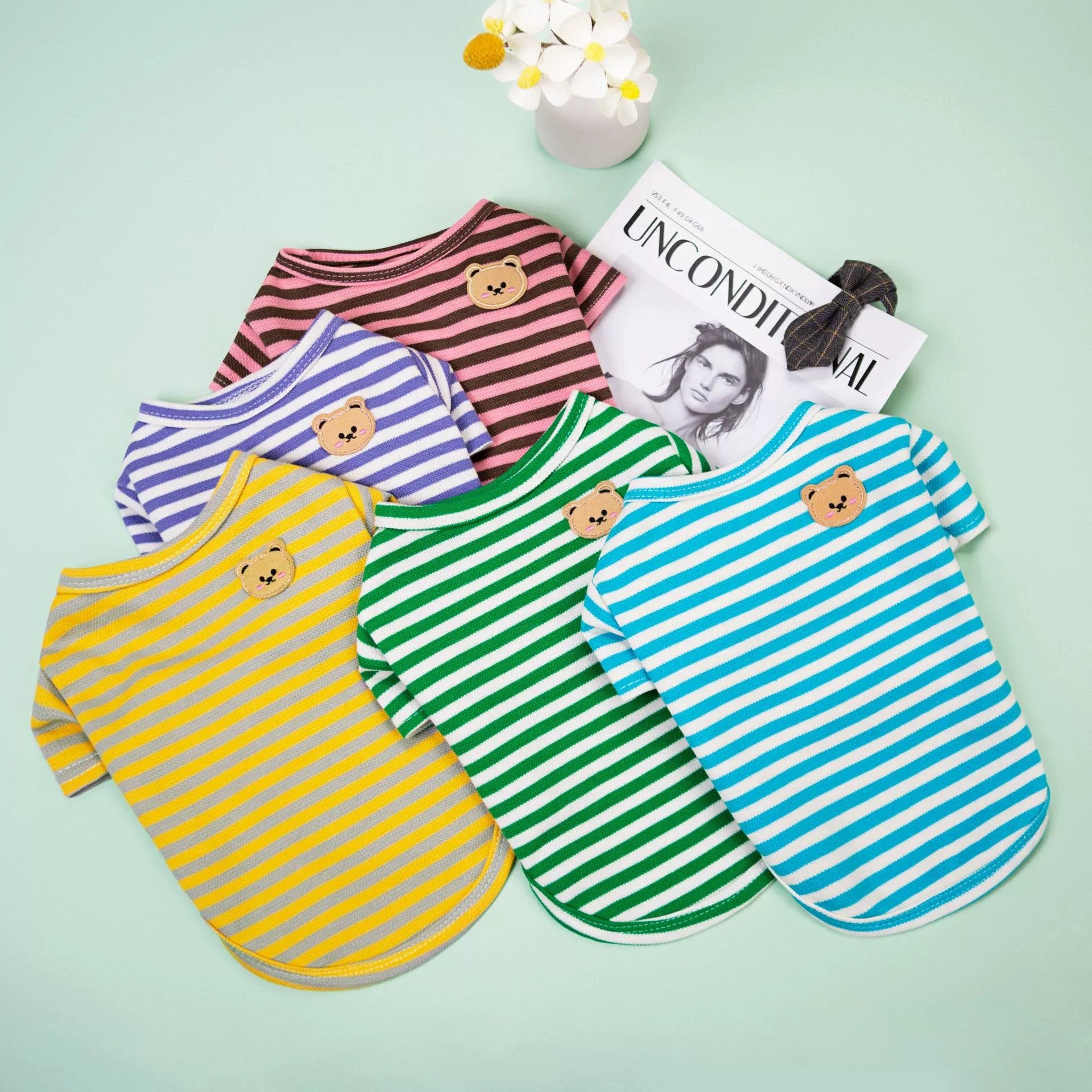 Breathable Summer Pet T Shirt Clothing