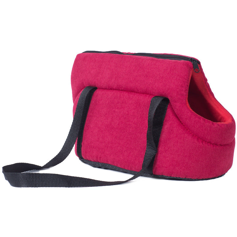 Portable Mesh Breathable Pet Carrier Foldable Travel Bag