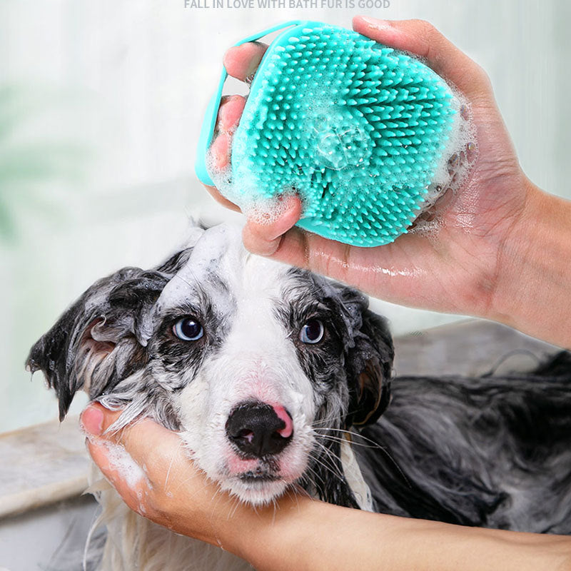 Pet Silicone Massage Bath Grooming Brush