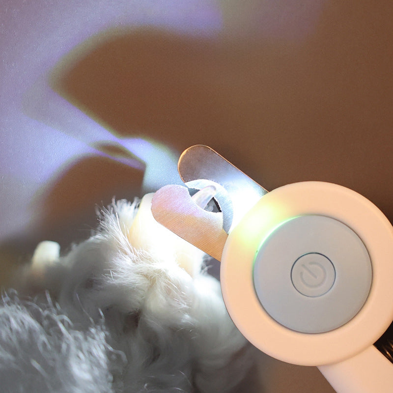 Pet Nail Clippers And Grinder With LED Light