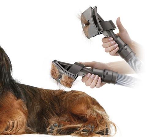Pet Vacuum Grooming Brush Attachment Hair Removal Tool