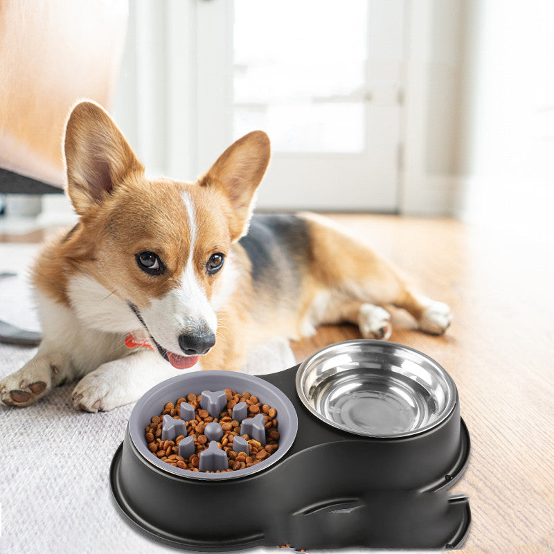 Removable Pet Slow Feeding Bowl