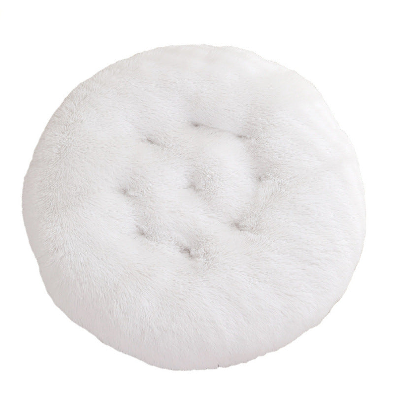 Plush Warm Round Pet Sleeping Mat Bed