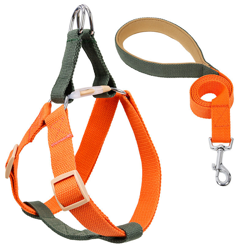 Colorful Pet Vest Style Drawstring Leash